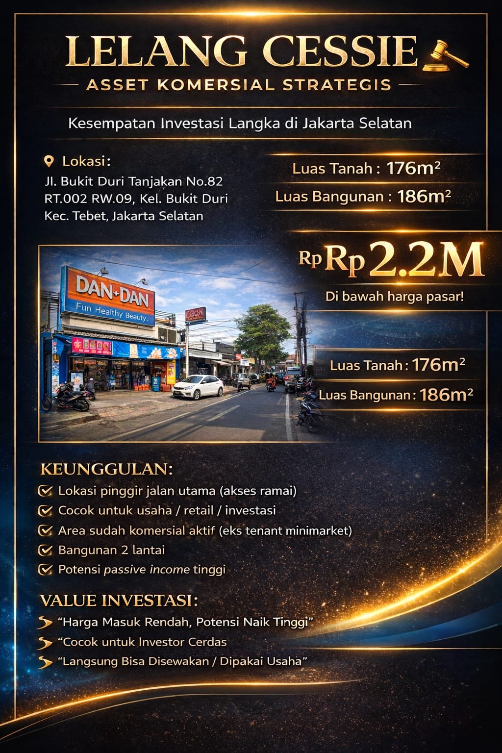 LELANG CESSIE RUKO TEBET,JAKSEL